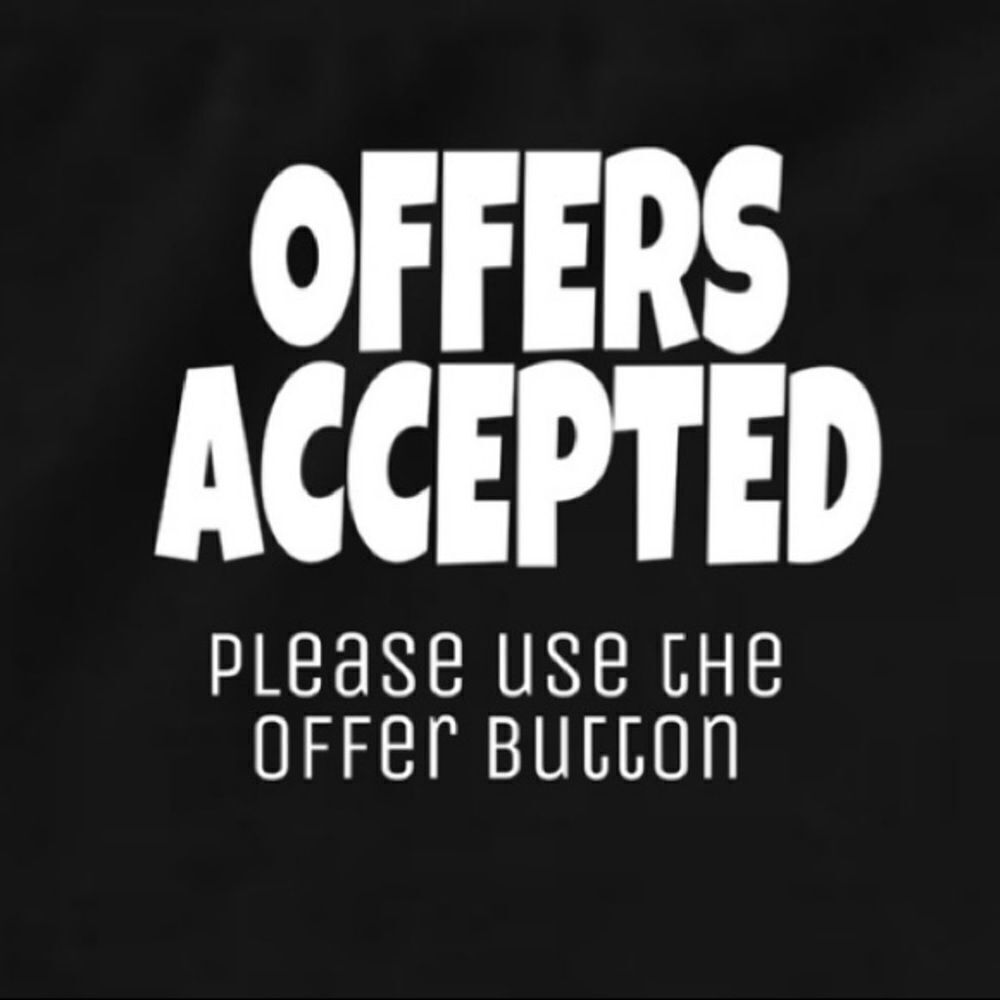 All reasonable offers accepted on items over $10.
